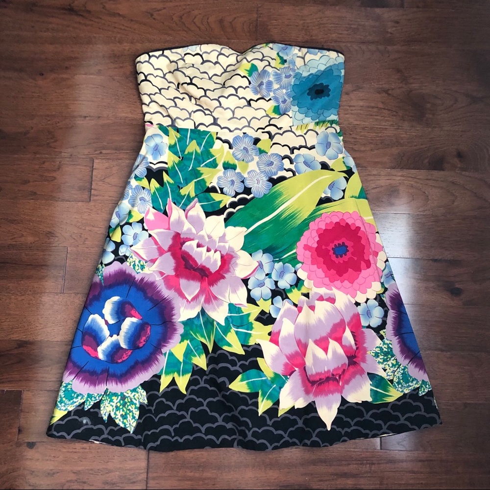 Moulinette Soeurs strapless cocktail dress in sz 4
